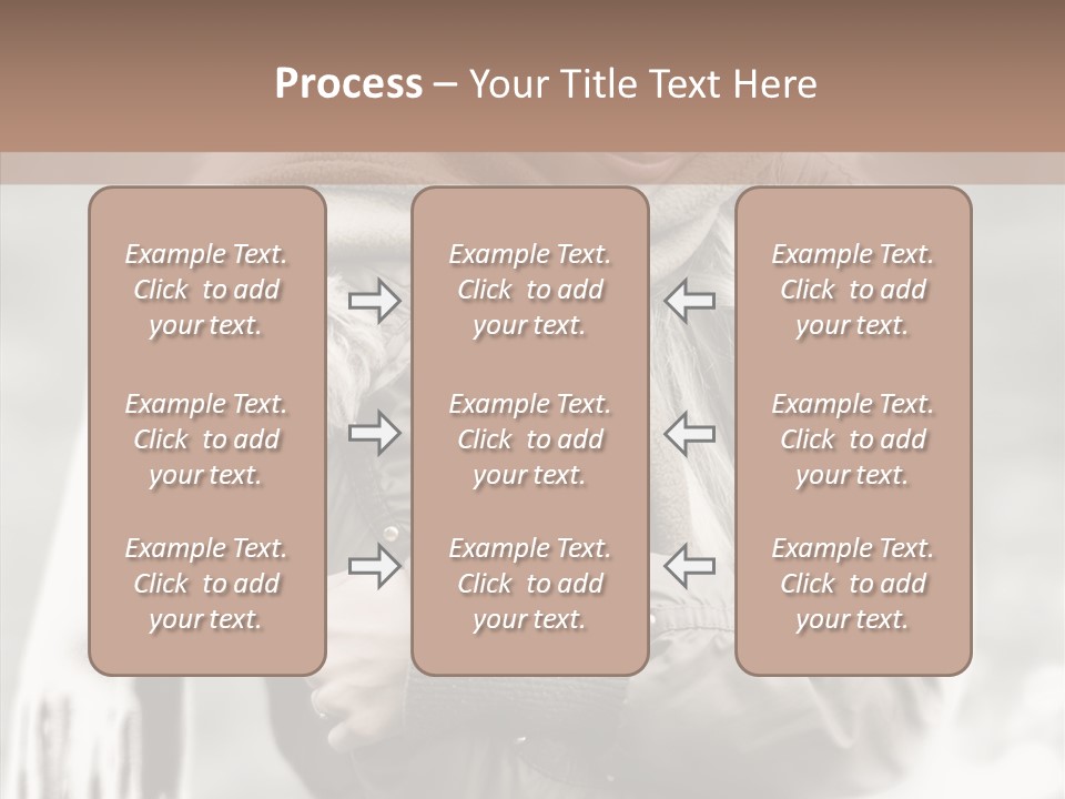 River Woman Beauty PowerPoint Template