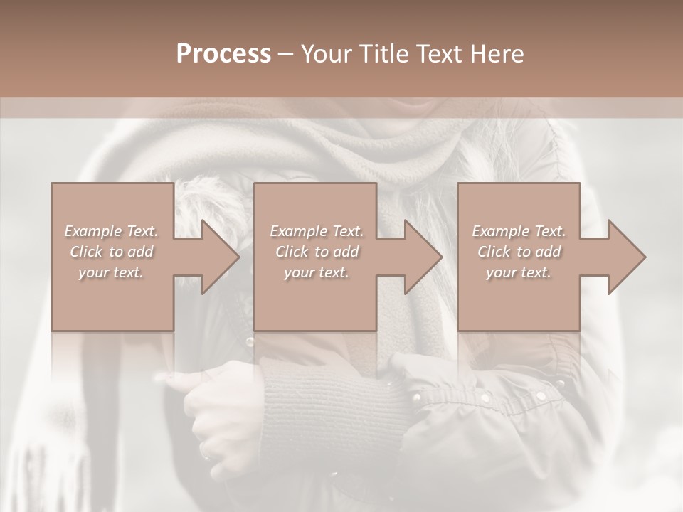 River Woman Beauty PowerPoint Template