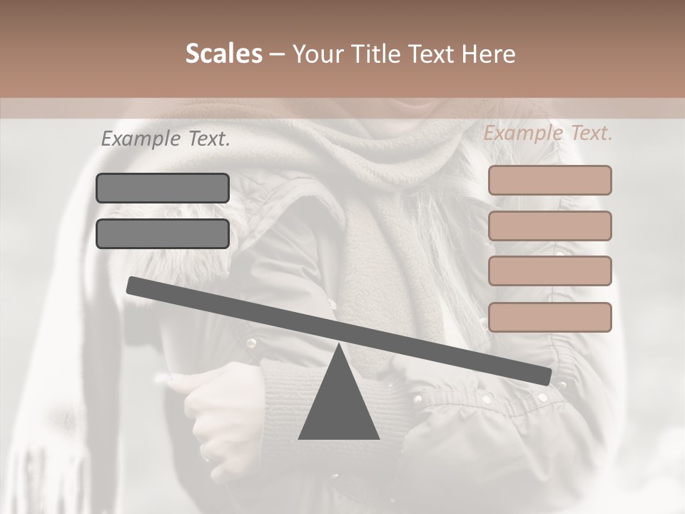 River Woman Beauty PowerPoint Template