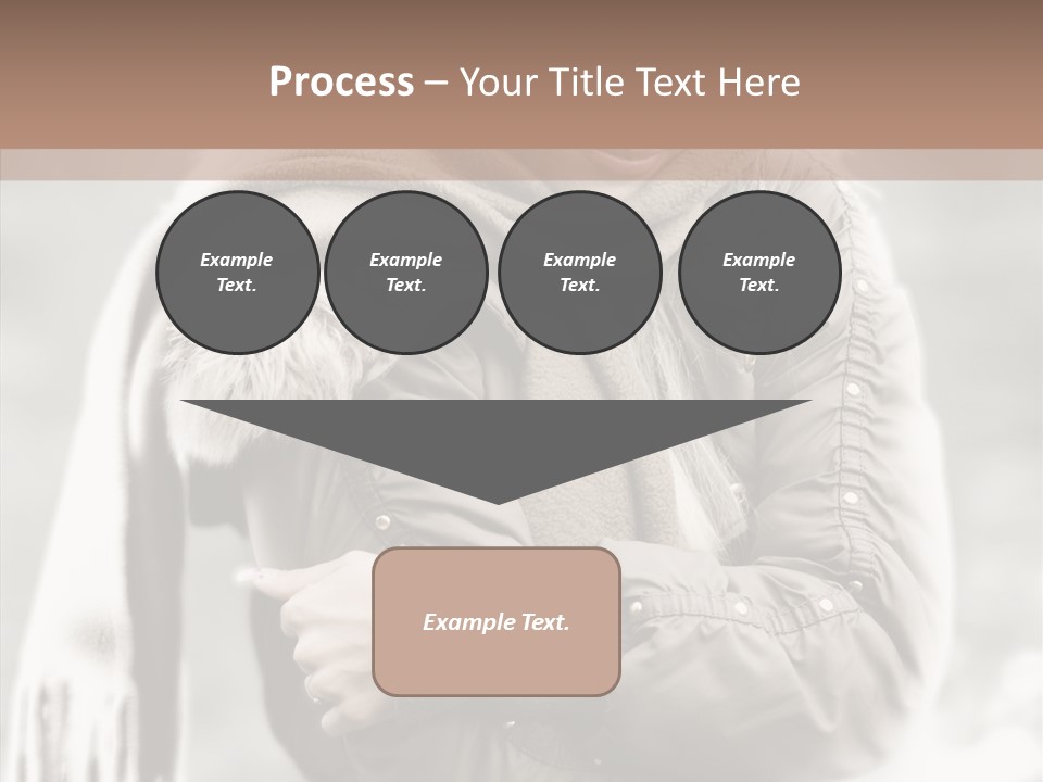 River Woman Beauty PowerPoint Template