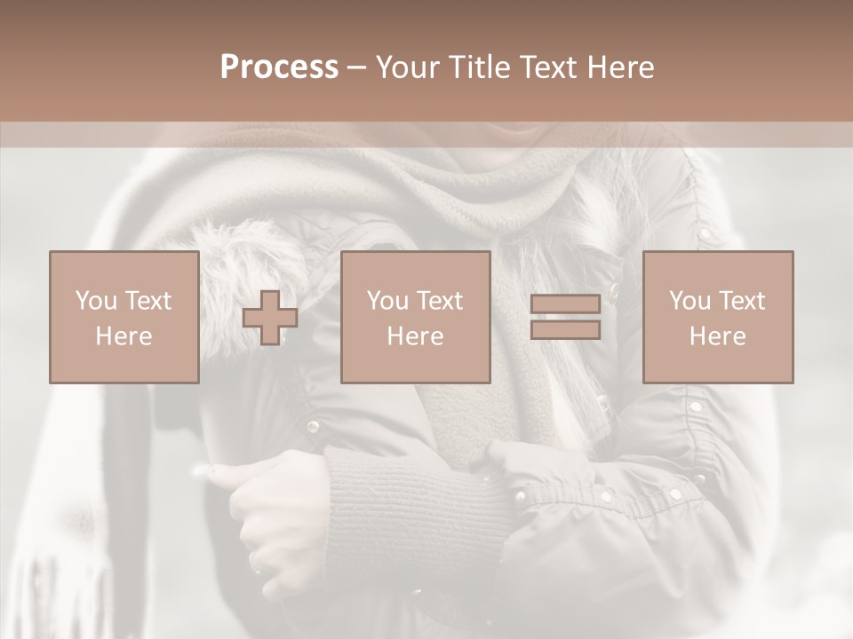 River Woman Beauty PowerPoint Template