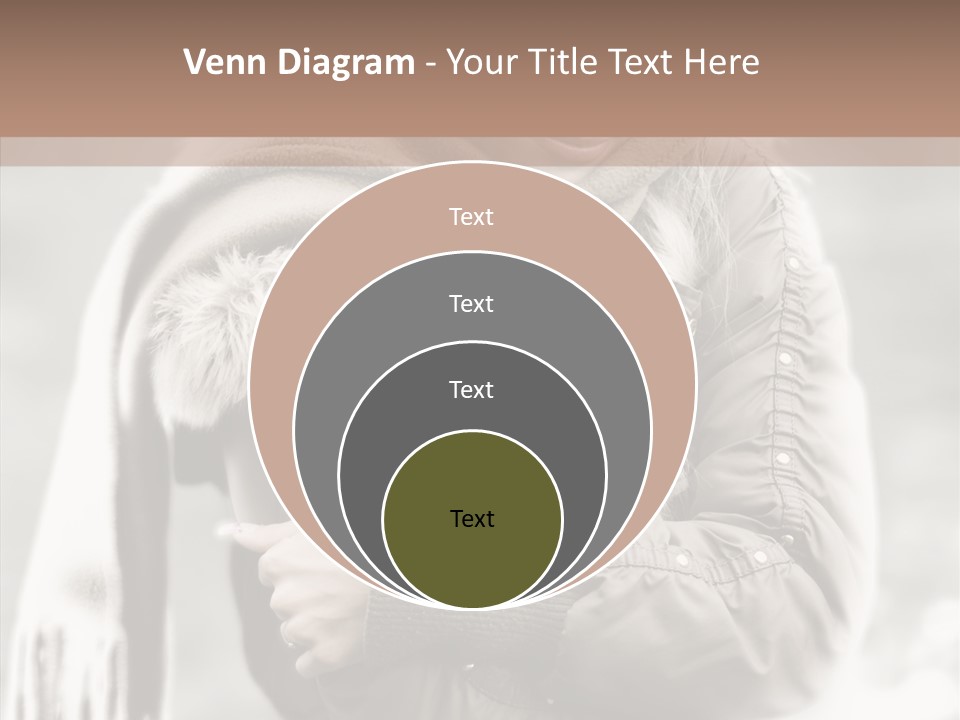 River Woman Beauty PowerPoint Template