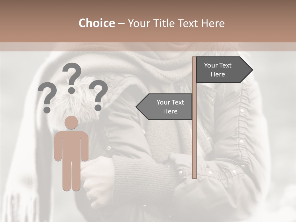 River Woman Beauty PowerPoint Template