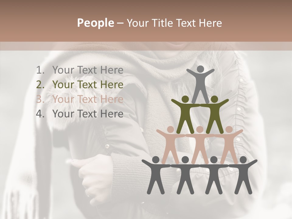 River Woman Beauty PowerPoint Template