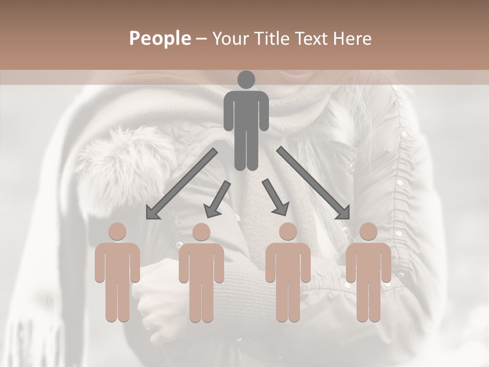 River Woman Beauty PowerPoint Template