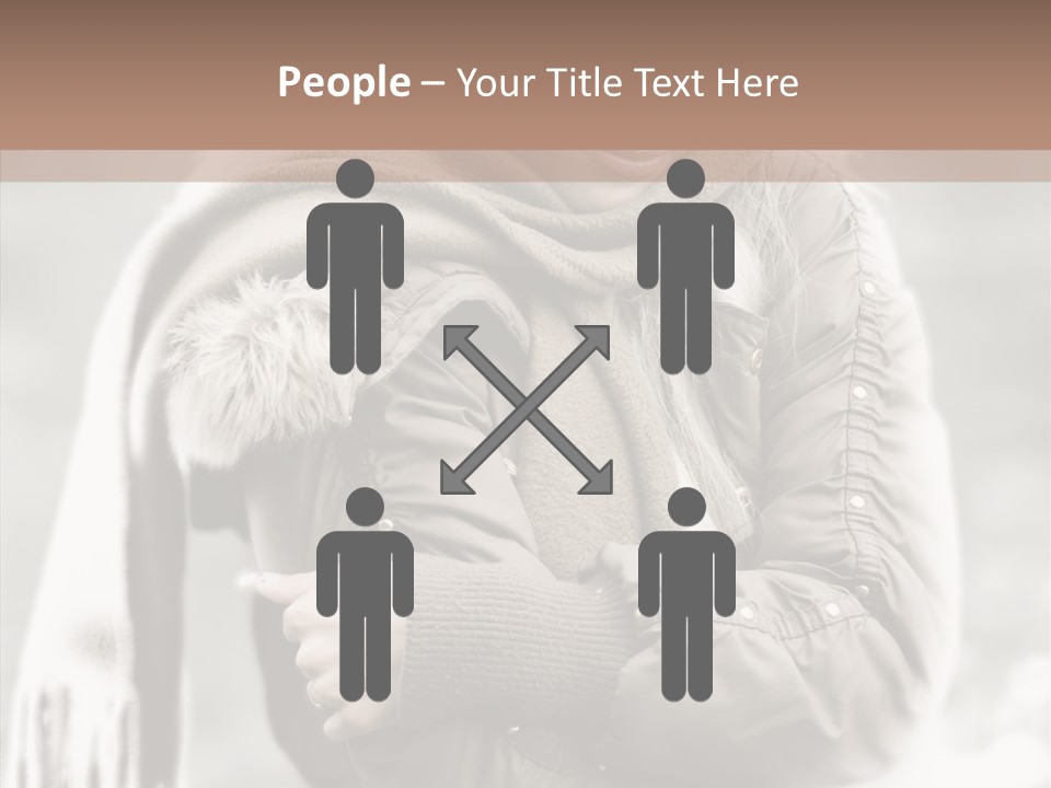 River Woman Beauty PowerPoint Template