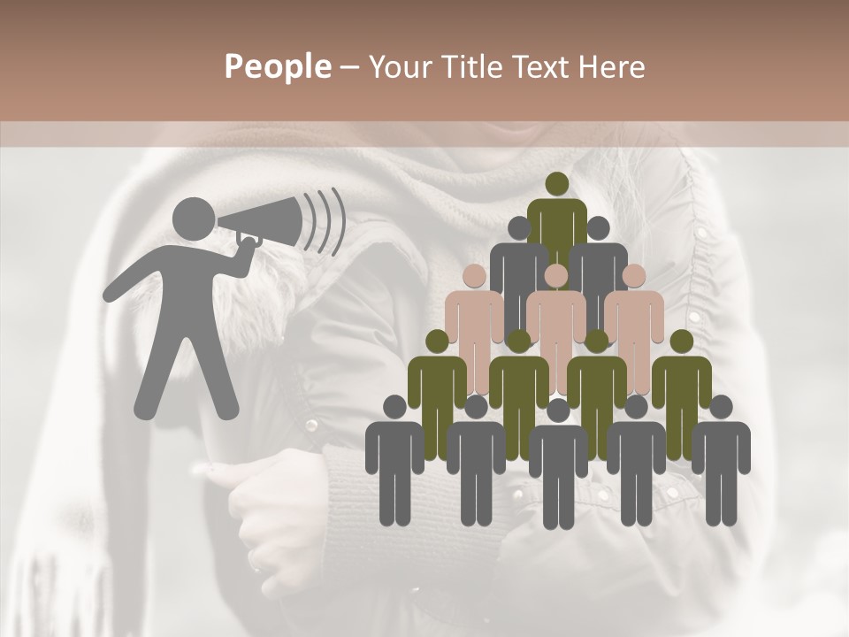 River Woman Beauty PowerPoint Template