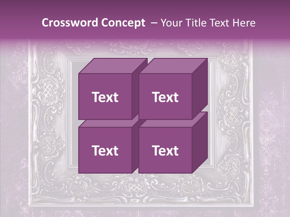 Metal Photo Baroque PowerPoint Template