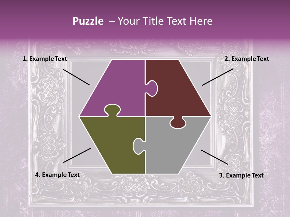 Metal Photo Baroque PowerPoint Template