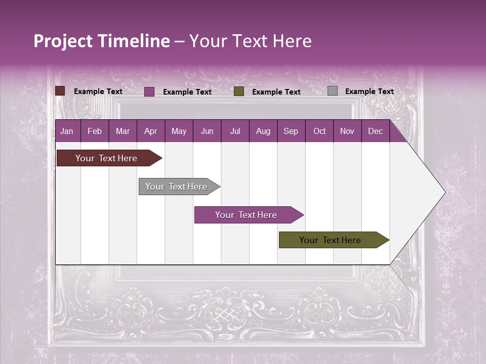 Metal Photo Baroque PowerPoint Template