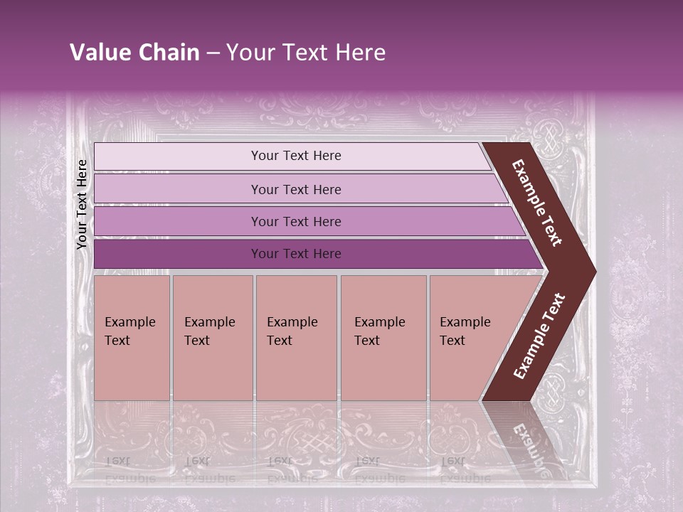 Metal Photo Baroque PowerPoint Template