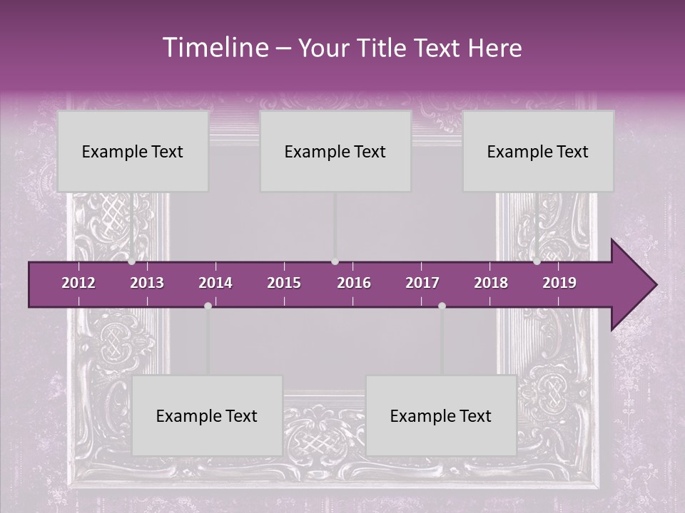 Metal Photo Baroque PowerPoint Template