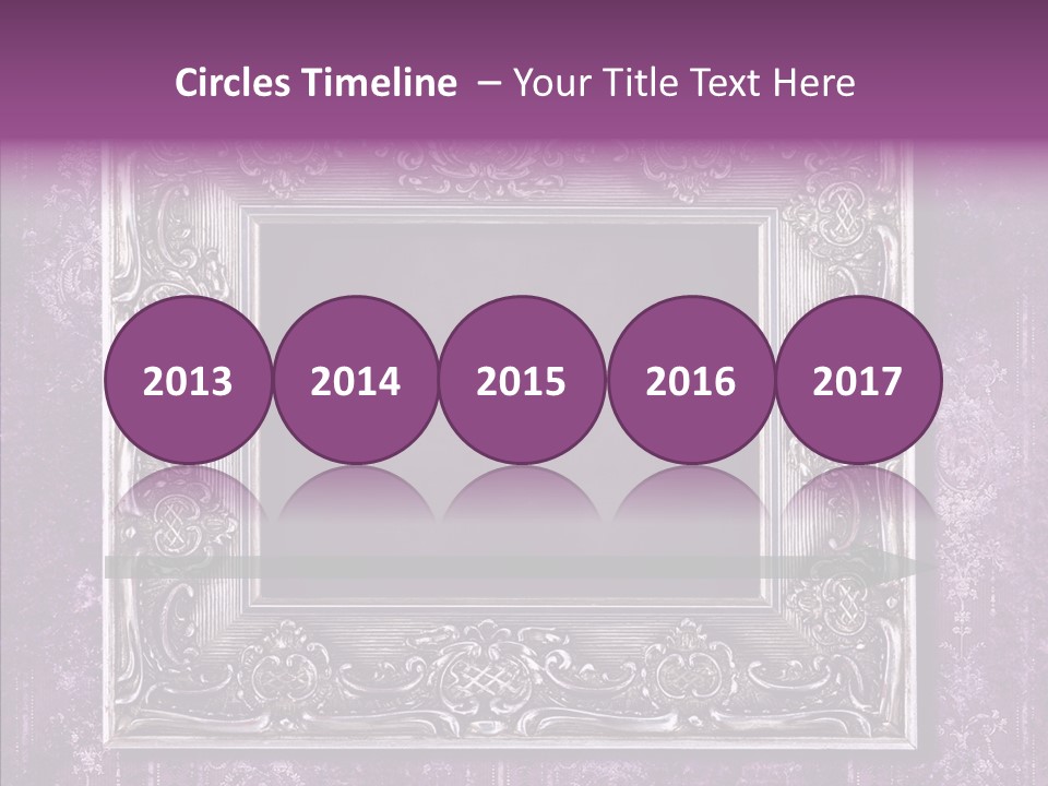 Metal Photo Baroque PowerPoint Template