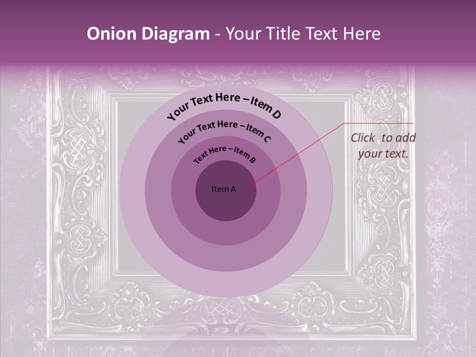 Metal Photo Baroque PowerPoint Template