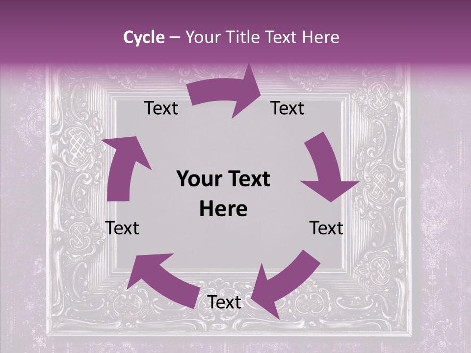 Metal Photo Baroque PowerPoint Template