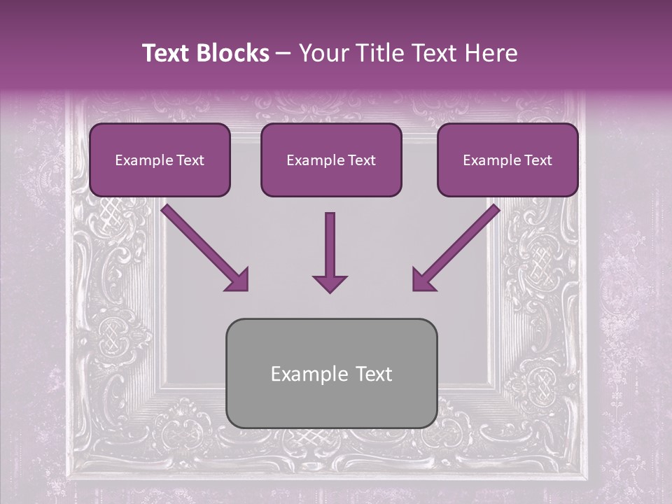 Metal Photo Baroque PowerPoint Template