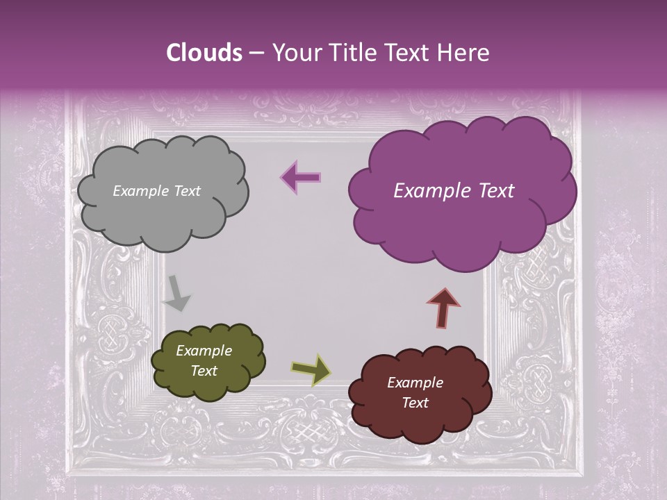 Metal Photo Baroque PowerPoint Template