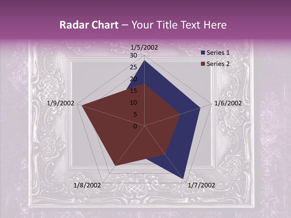 Metal Photo Baroque PowerPoint Template