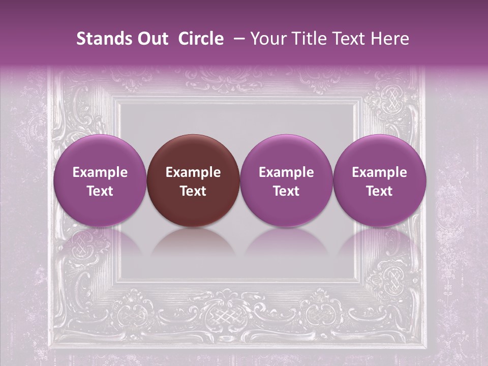 Metal Photo Baroque PowerPoint Template