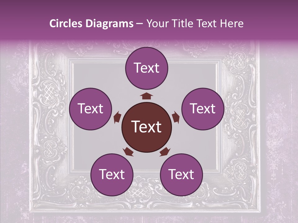 Metal Photo Baroque PowerPoint Template