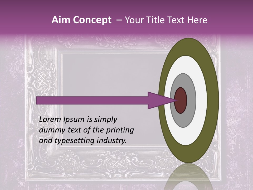 Metal Photo Baroque PowerPoint Template