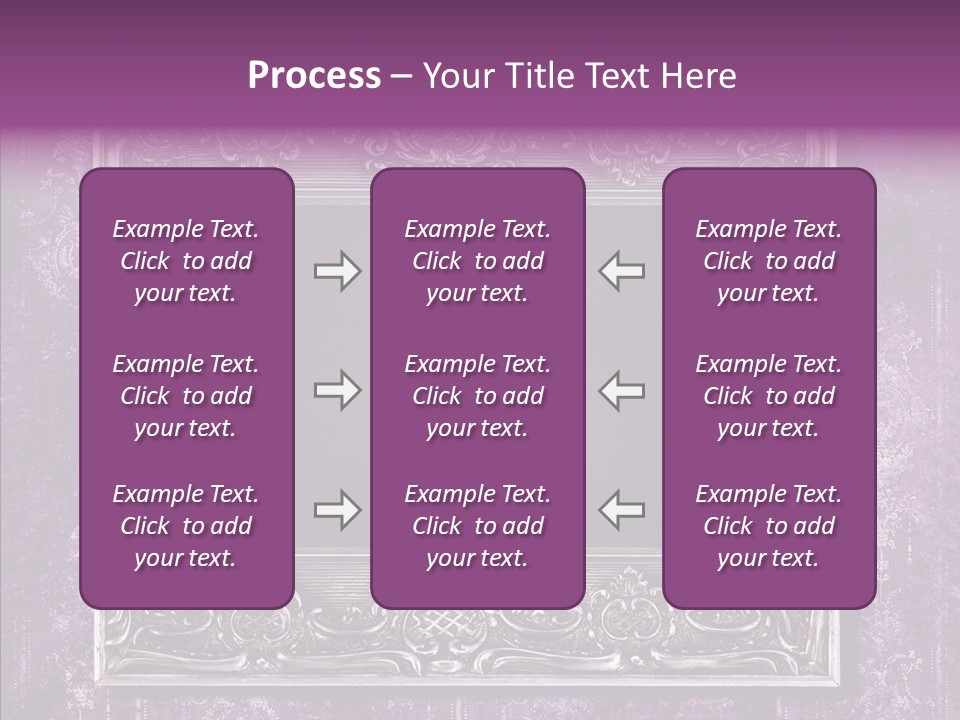 Metal Photo Baroque PowerPoint Template