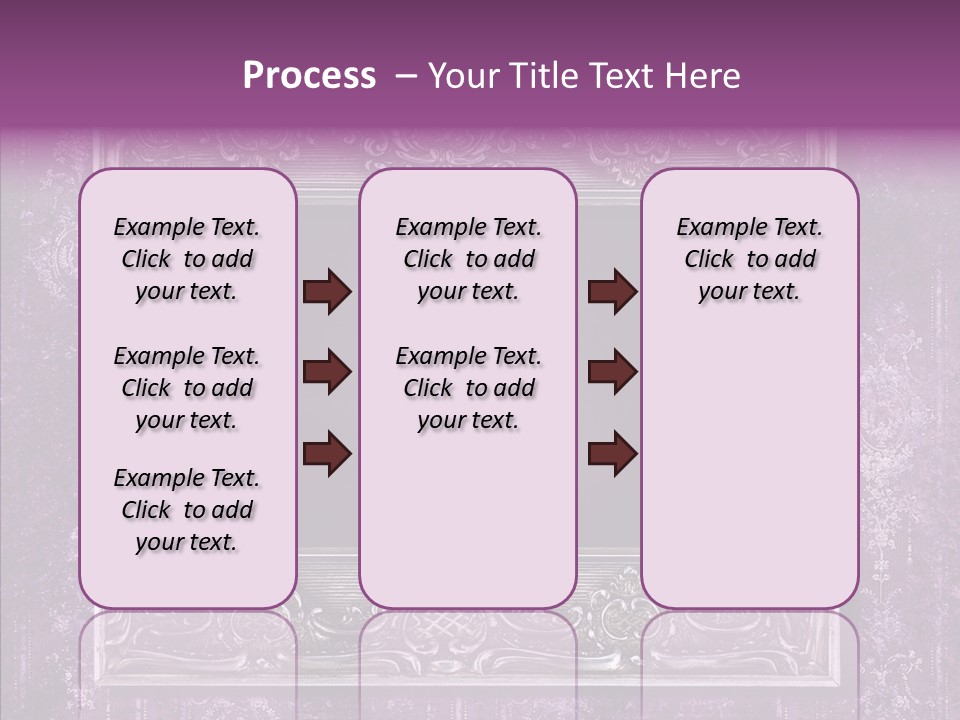 Metal Photo Baroque PowerPoint Template