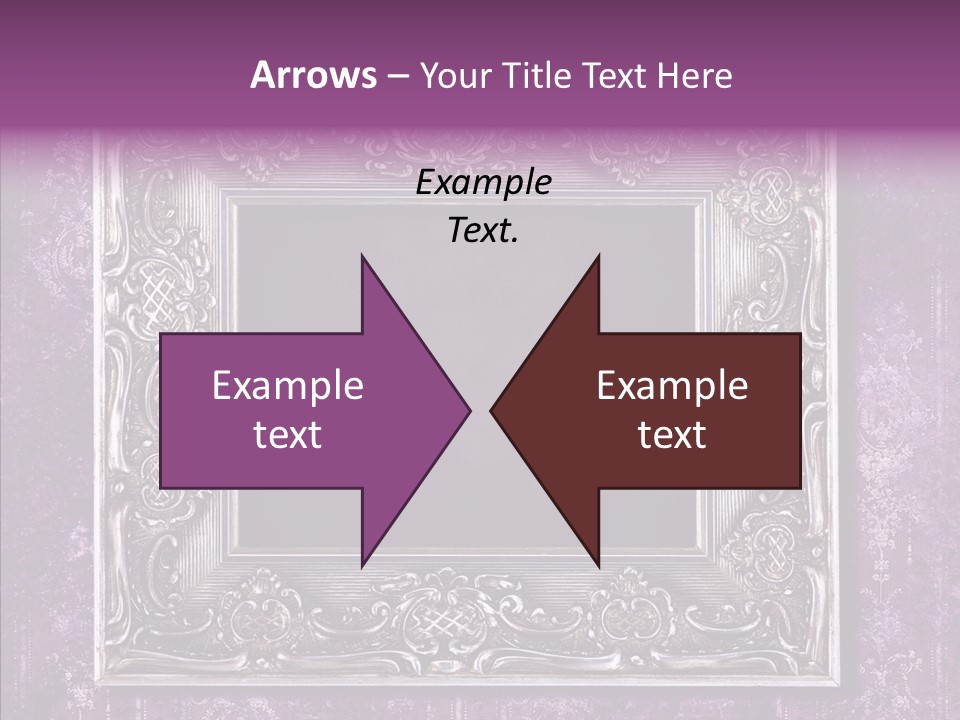 Metal Photo Baroque PowerPoint Template