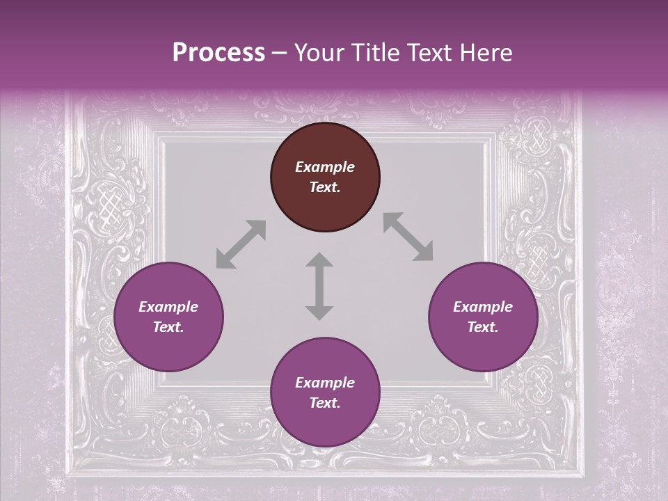 Metal Photo Baroque PowerPoint Template