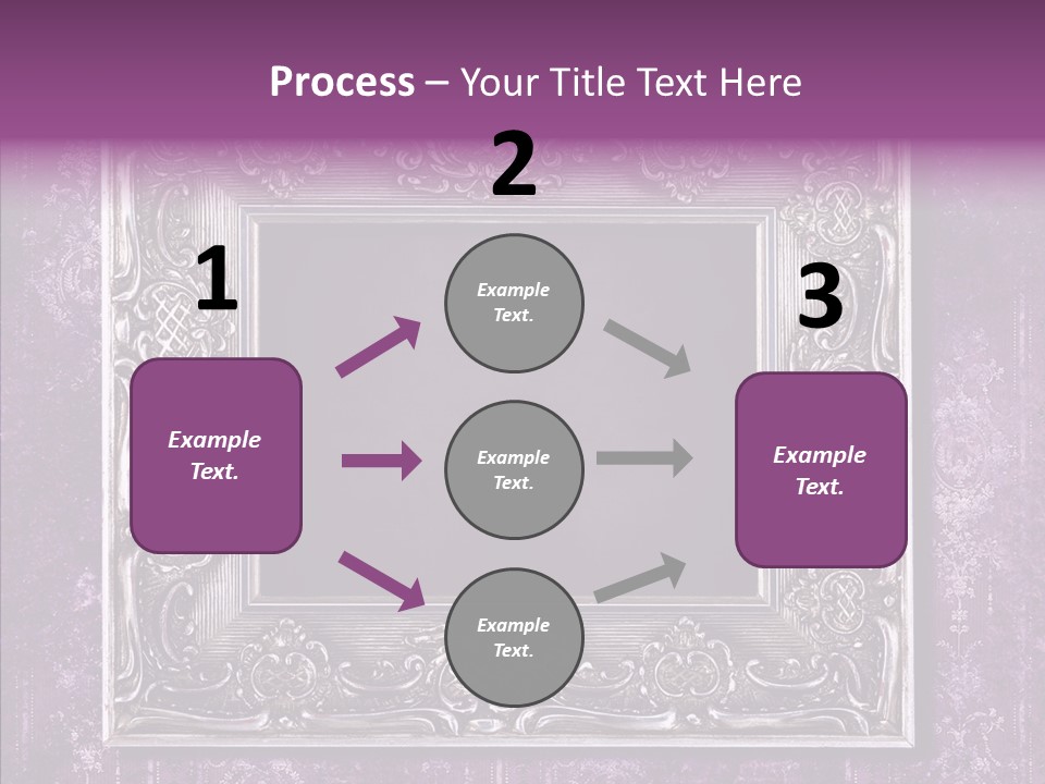 Metal Photo Baroque PowerPoint Template