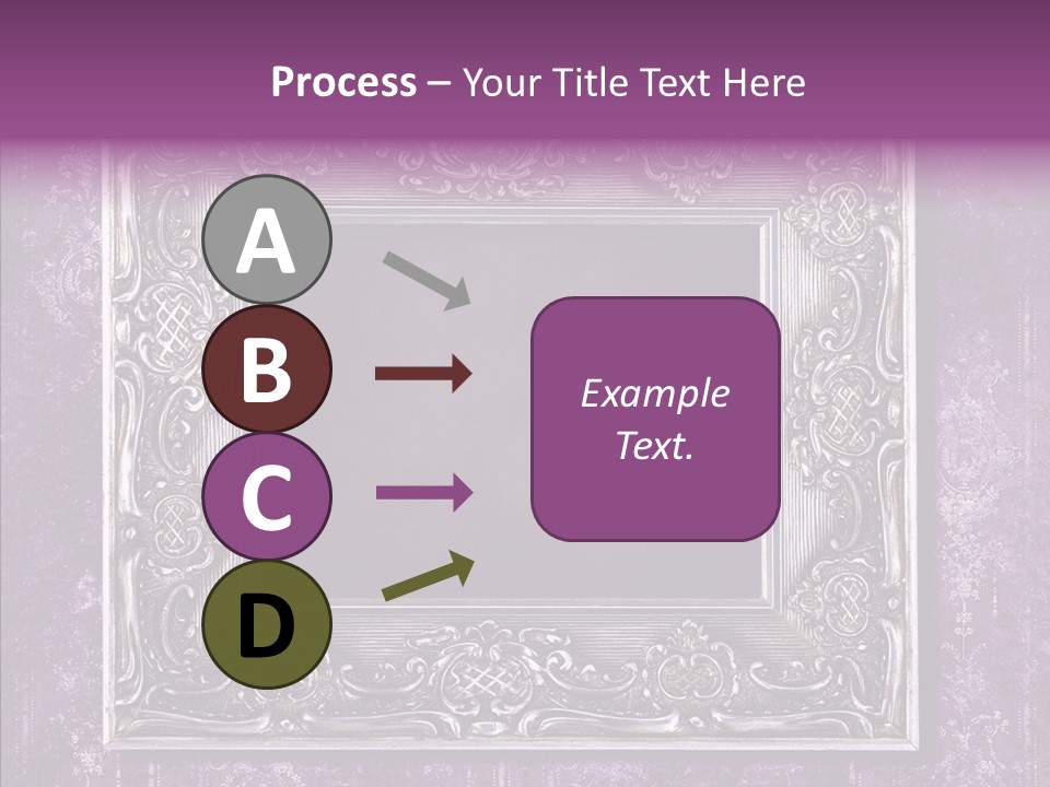 Metal Photo Baroque PowerPoint Template