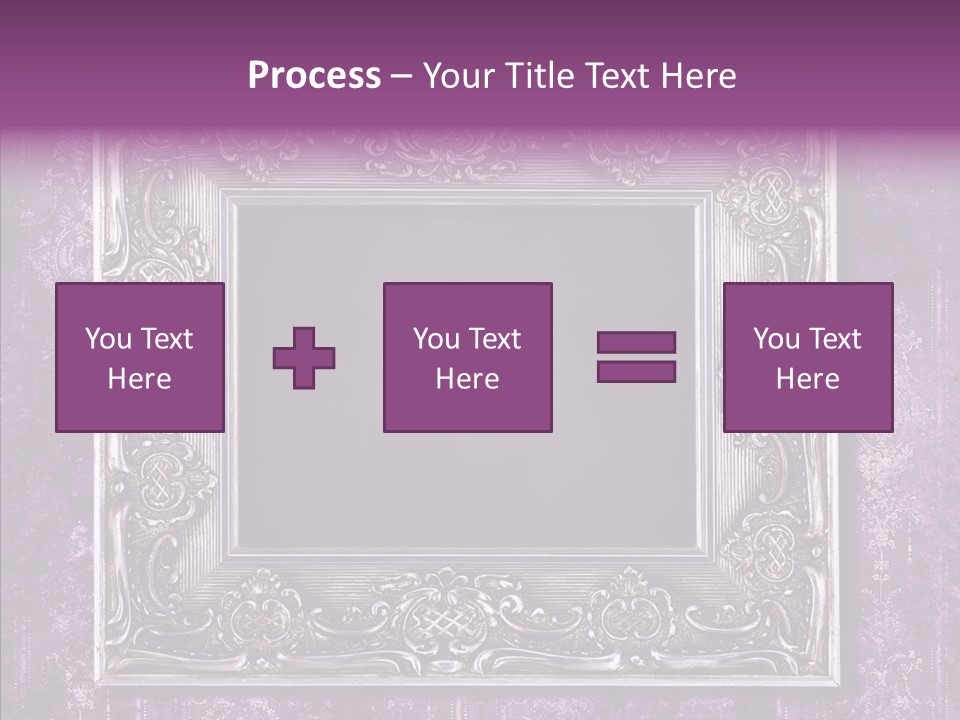 Metal Photo Baroque PowerPoint Template