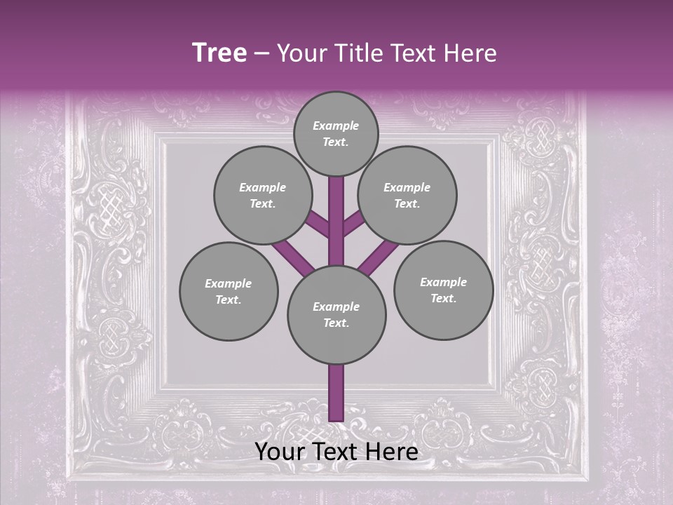 Metal Photo Baroque PowerPoint Template