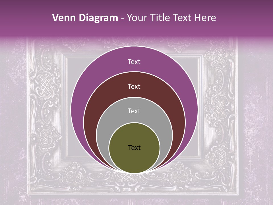 Metal Photo Baroque PowerPoint Template