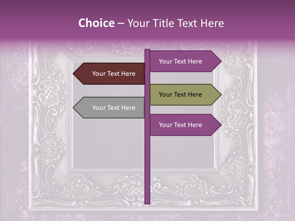 Metal Photo Baroque PowerPoint Template