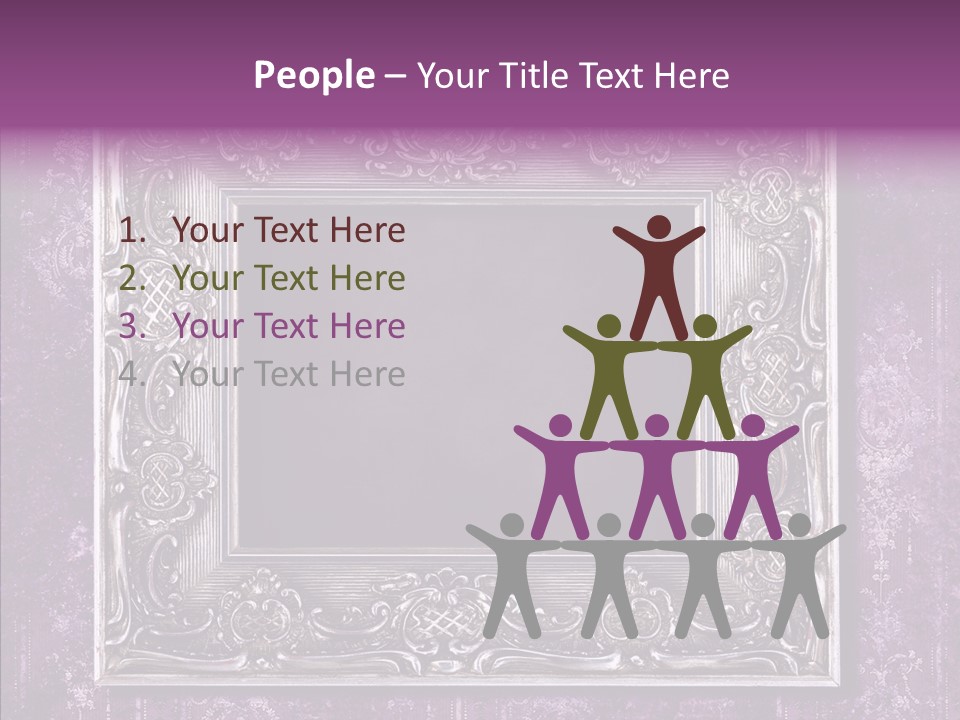 Metal Photo Baroque PowerPoint Template