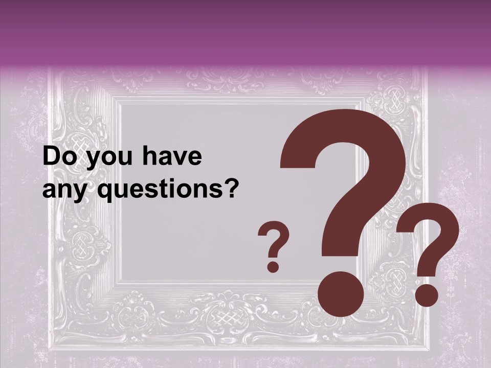 Metal Photo Baroque PowerPoint Template