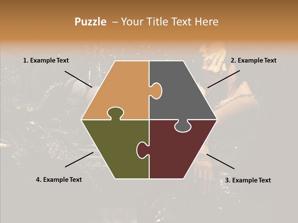 Model Sensual Advertising PowerPoint Template