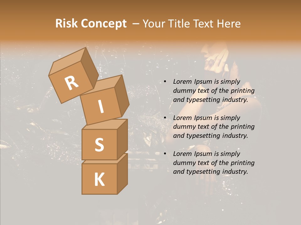 Model Sensual Advertising PowerPoint Template