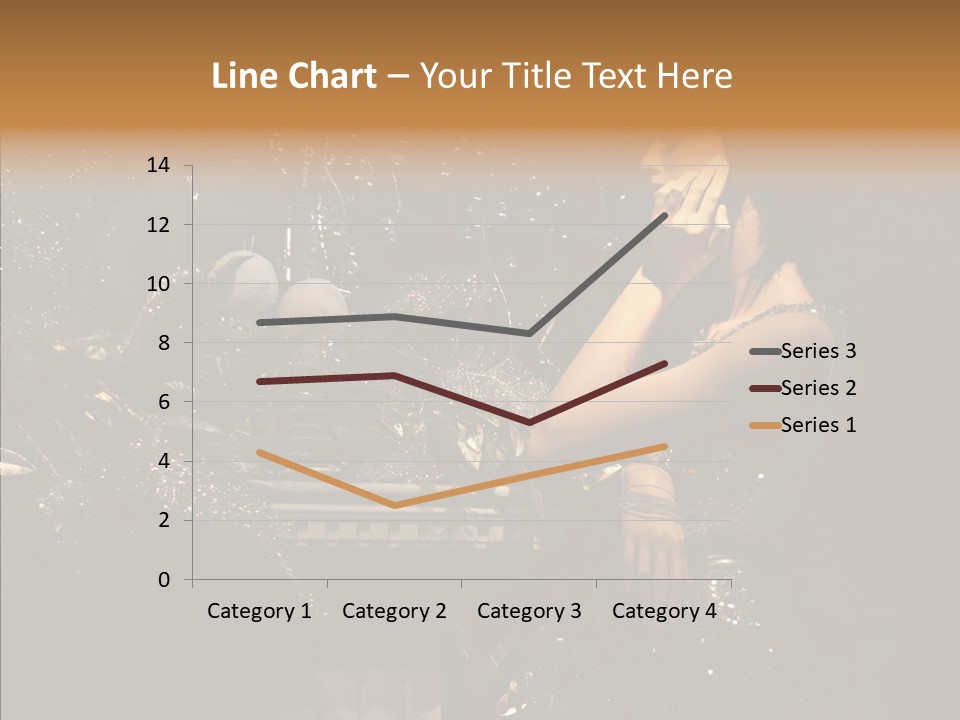 Model Sensual Advertising PowerPoint Template