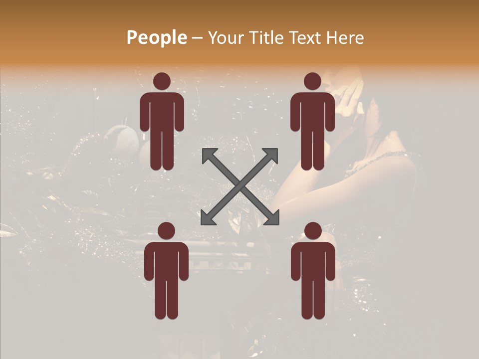 Model Sensual Advertising PowerPoint Template