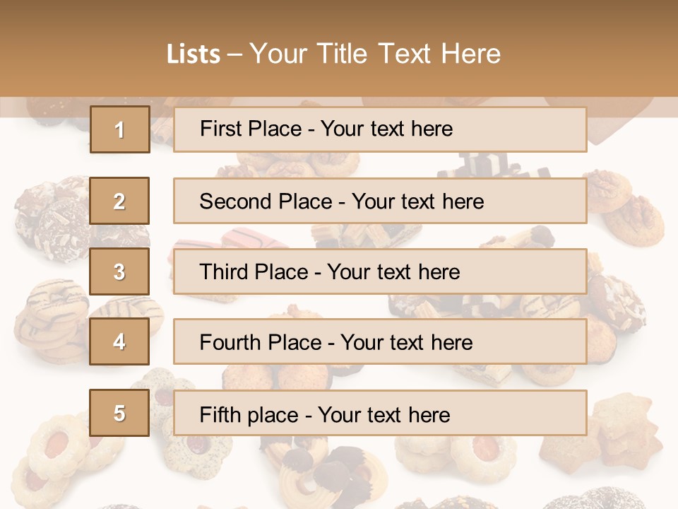 Biscuit Seasonal Variation PowerPoint Template