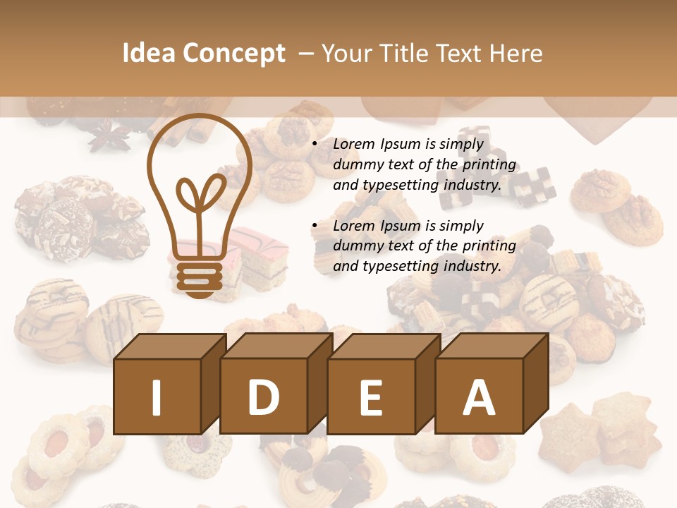 Biscuit Seasonal Variation PowerPoint Template