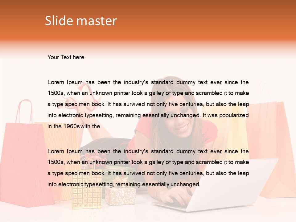 Presents Birthday Happiness PowerPoint Template