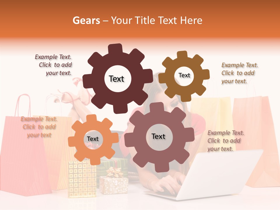 Presents Birthday Happiness PowerPoint Template