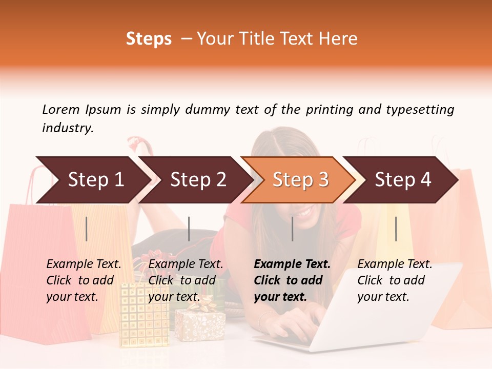 Presents Birthday Happiness PowerPoint Template