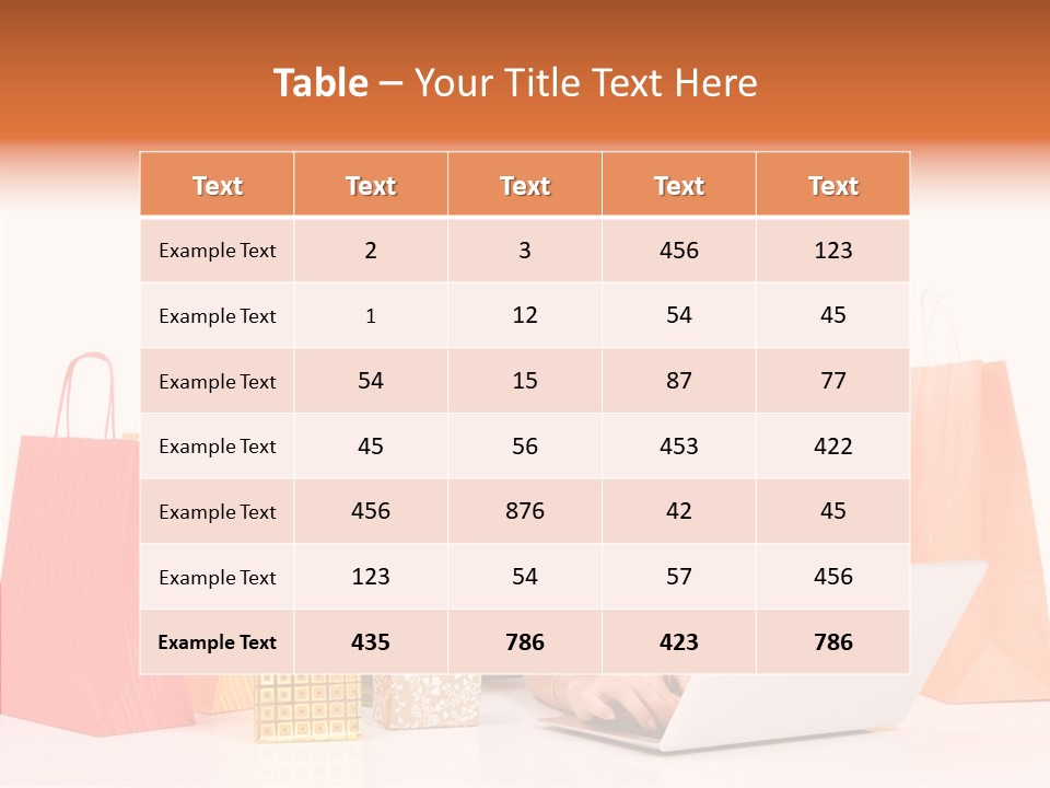 Presents Birthday Happiness PowerPoint Template