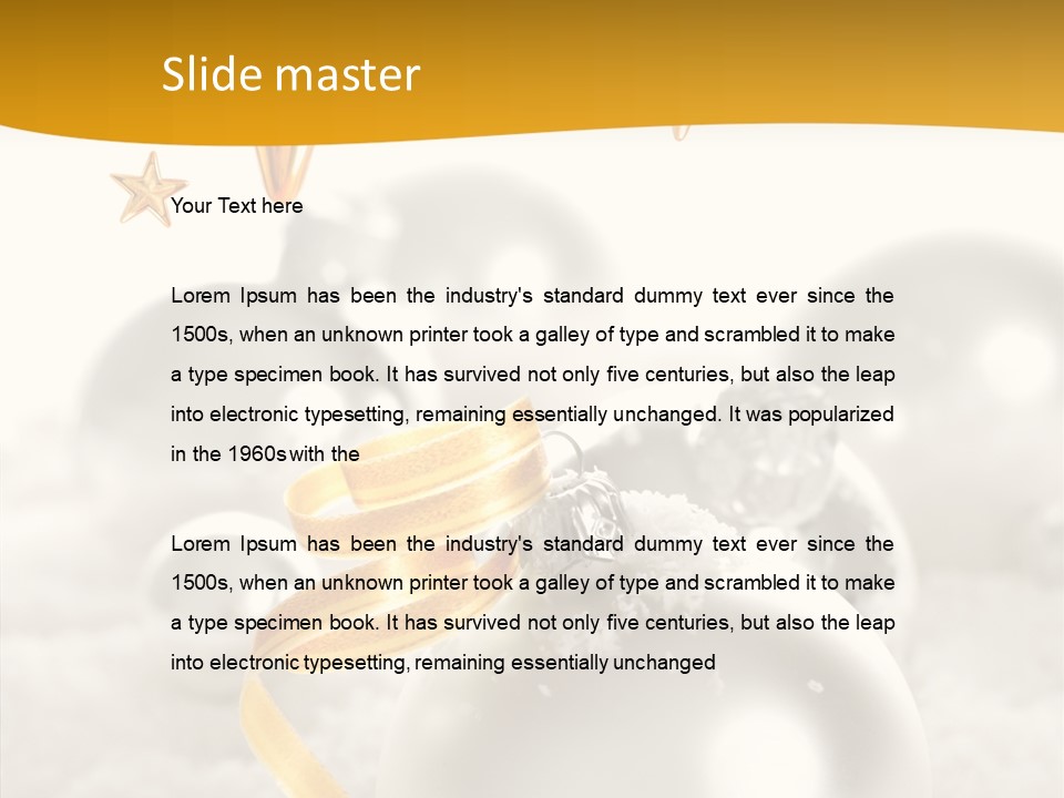 Christmas Celebration Fluffy PowerPoint Template