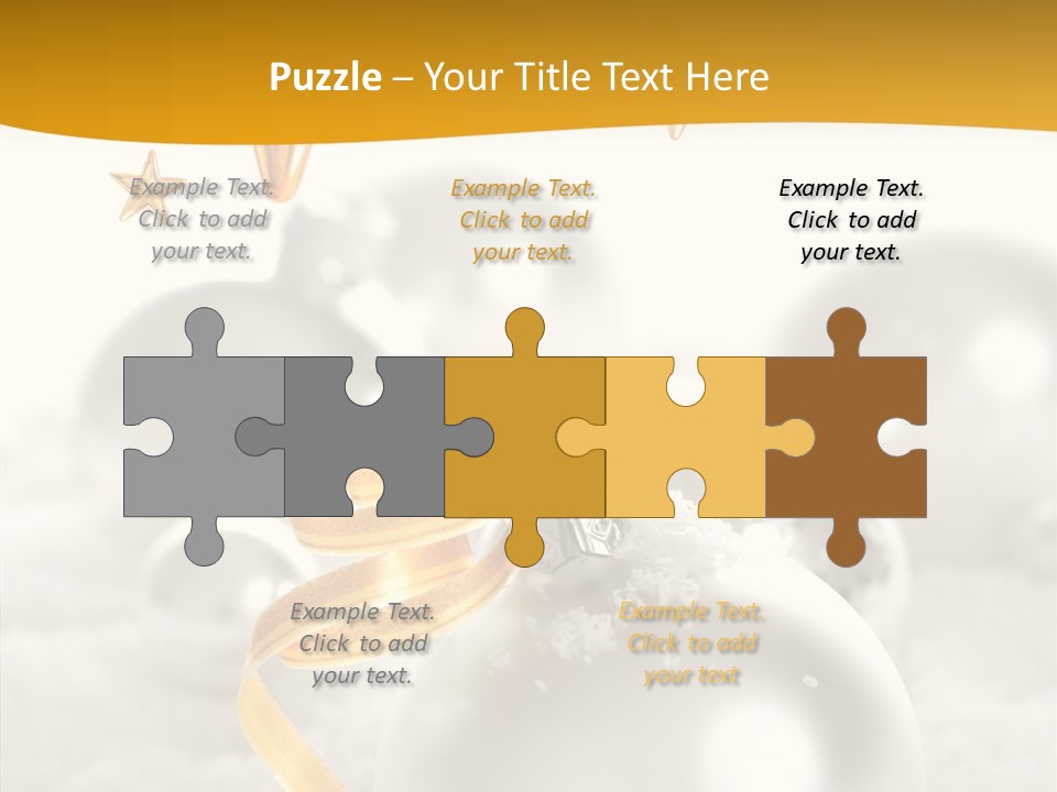 Christmas Celebration Fluffy PowerPoint Template