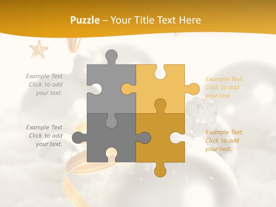 Christmas Celebration Fluffy PowerPoint Template